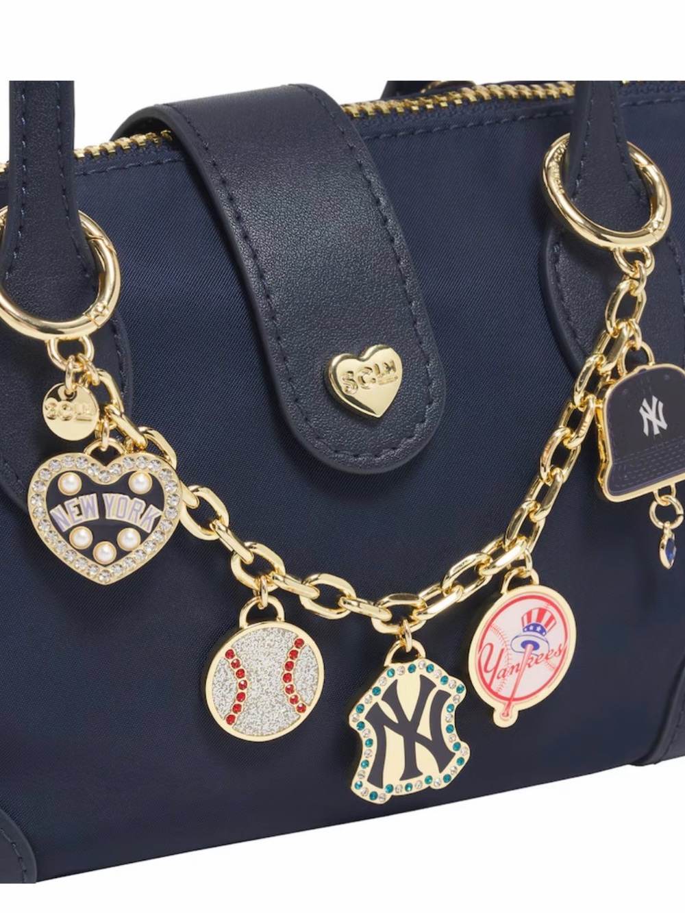 New York Yankees Stoney Clover Lane Bag Charm Chain - Picture 2 of 2